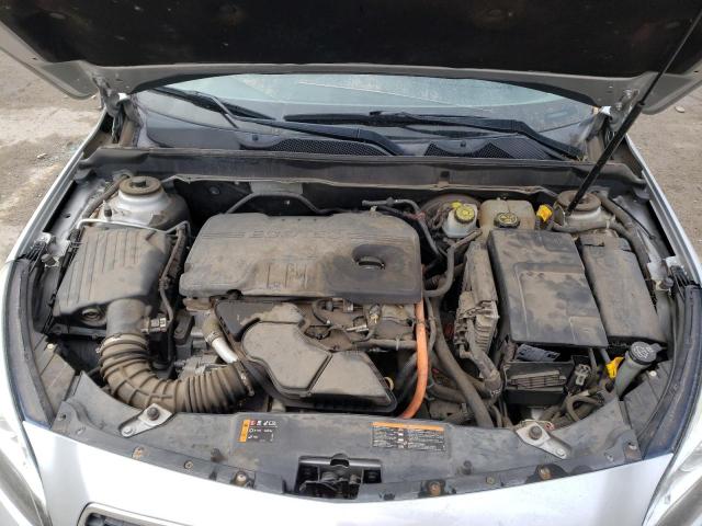 1G11D5SRXDF147665 - 2013 CHEVROLET MALIBU 1LT ვერცხლისფერი ფოტო 11