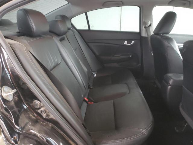 2HGFB2F96FH553618 - 2015 HONDA CIVIC EXL შავი ფოტო 10