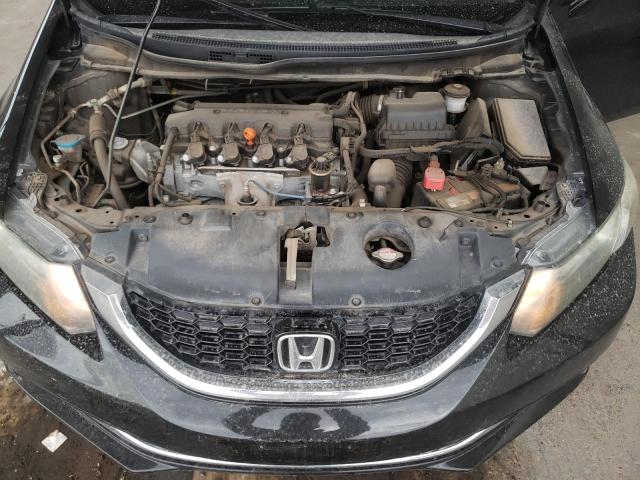 2HGFB2F96FH553618 - 2015 HONDA CIVIC EXL შავი ფოტო 11