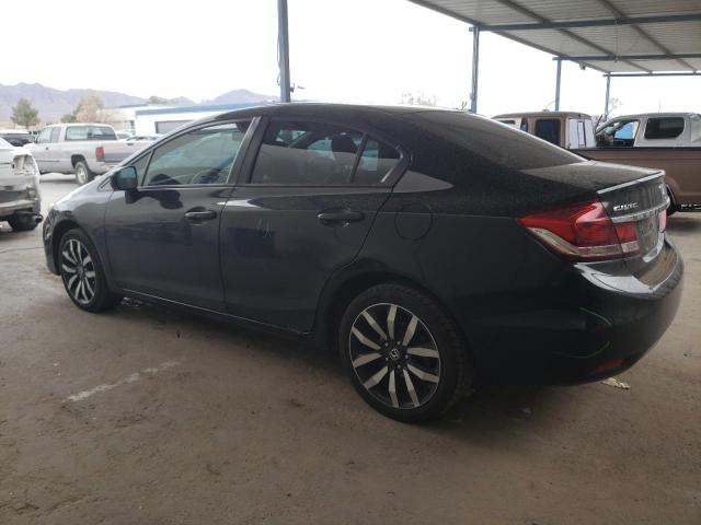 2HGFB2F96FH553618 - 2015 HONDA CIVIC EXL შავი ფოტო 2