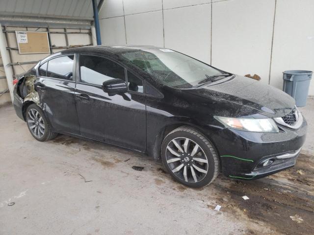 2HGFB2F96FH553618 - 2015 HONDA CIVIC EXL შავი ფოტო 4