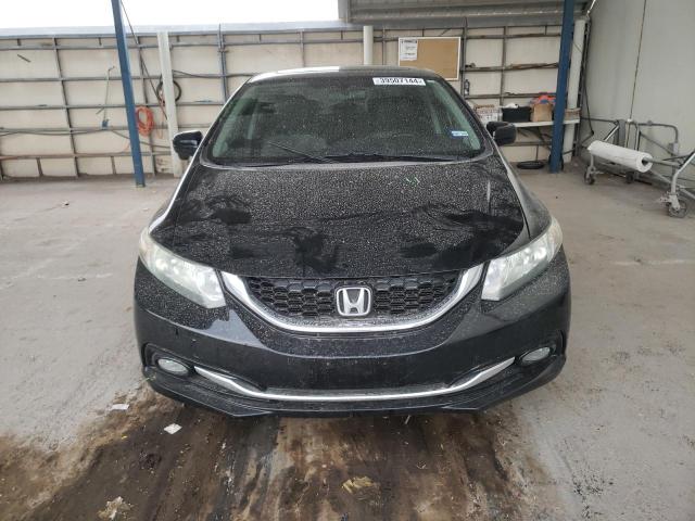 2HGFB2F96FH553618 - 2015 HONDA CIVIC EXL შავი ფოტო 5