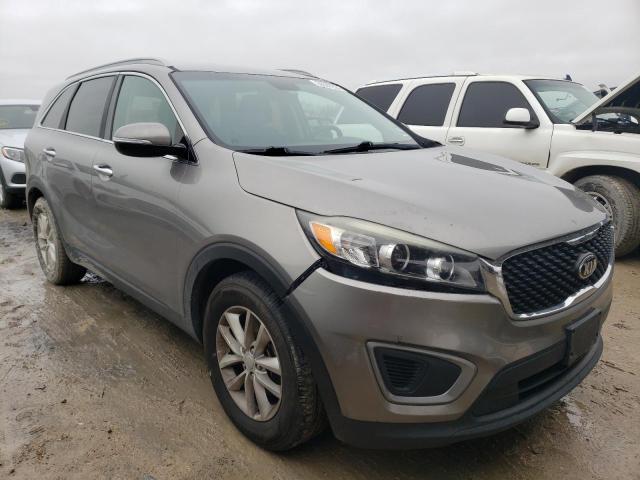 5XYPG4A57GG121768 - 2016 KIA SORENTO LX GRAY photo 4