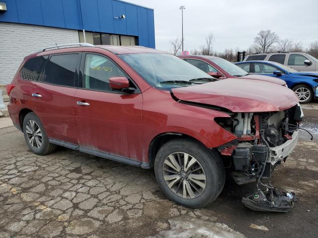 5N1DR2MM8HC675441 - 2017 NISSAN PATHFINDER S RED photo 4