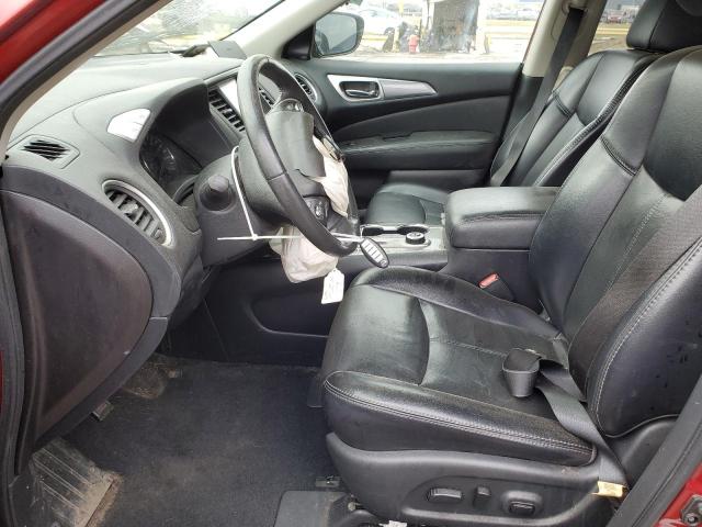 5N1DR2MM8HC675441 - 2017 NISSAN PATHFINDER S RED photo 7
