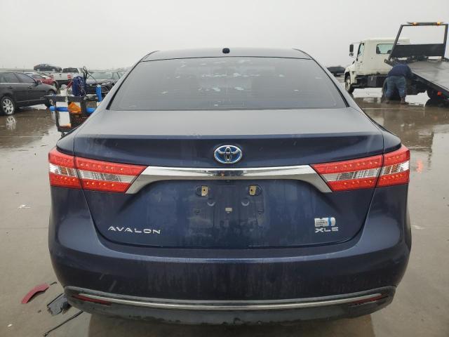 4T1BD1EB3EU030618 - 2014 TOYOTA AVALON HYBRID BLUE photo 6