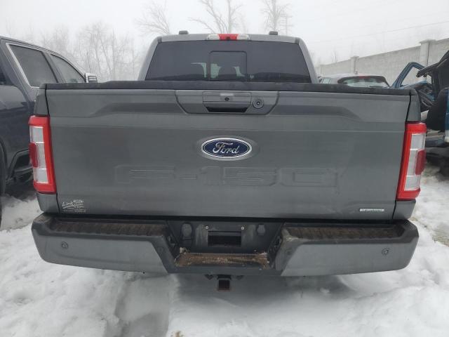 1FTFW1E85PFA40675 - 2023 FORD F150 SUPERCREW GRAY photo 6