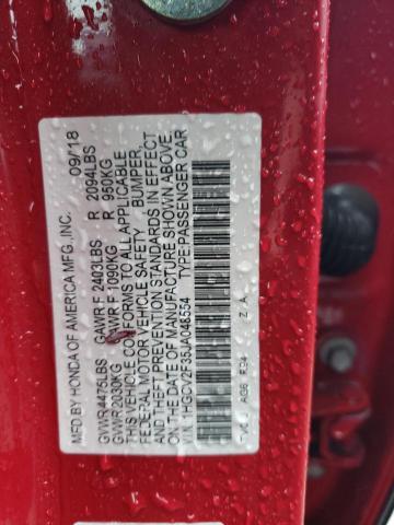 1HGCV2F35JA048554 - 2018 HONDA ACCORD SPORT RED photo 13