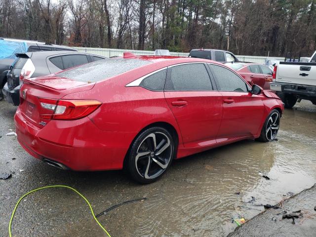 1HGCV2F35JA048554 - 2018 HONDA ACCORD SPORT RED photo 3