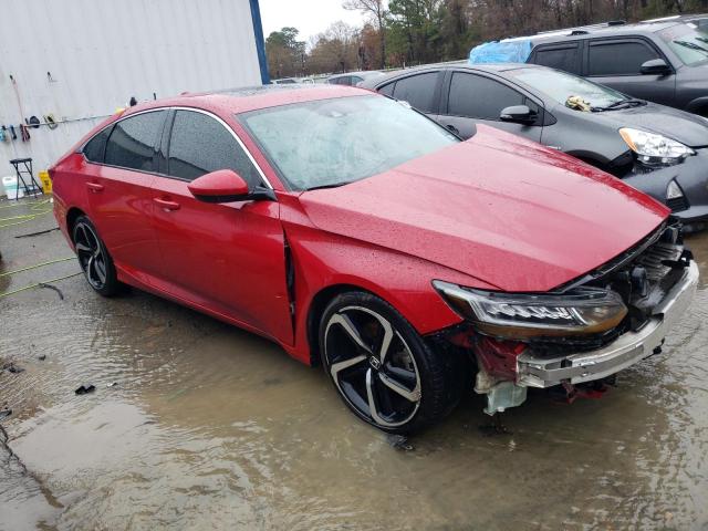 1HGCV2F35JA048554 - 2018 HONDA ACCORD SPORT RED photo 4