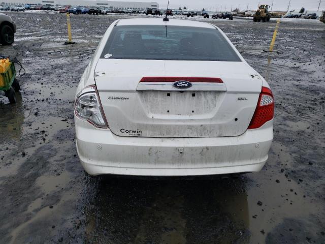 3FAHP0JA3BR245714 - 2011 FORD FUSION SEL WHITE photo 6