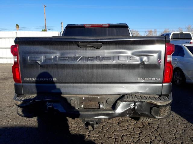 1GCPWBEK3MZ264107 - 2021 CHEVROLET SILVERADO C1500 CUSTOM GRAY photo 6