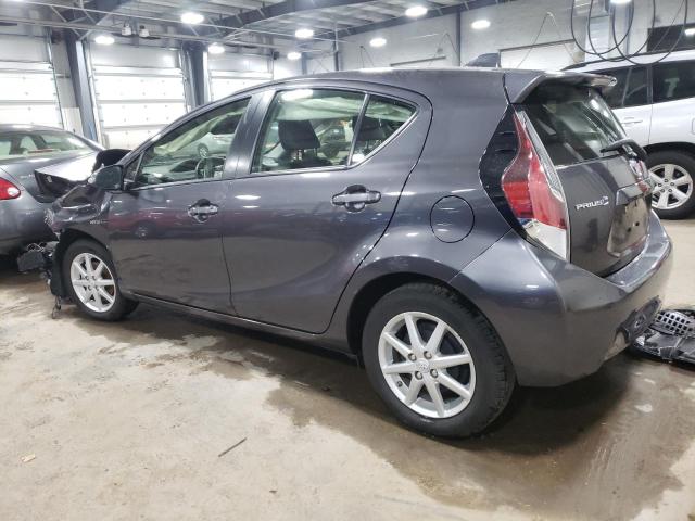 JTDKDTB33G1117940 - 2016 TOYOTA PRIUS C GRAY photo 2