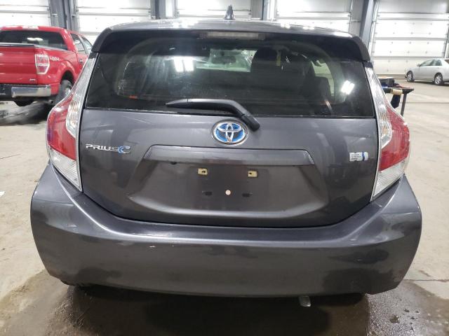 JTDKDTB33G1117940 - 2016 TOYOTA PRIUS C GRAY photo 6