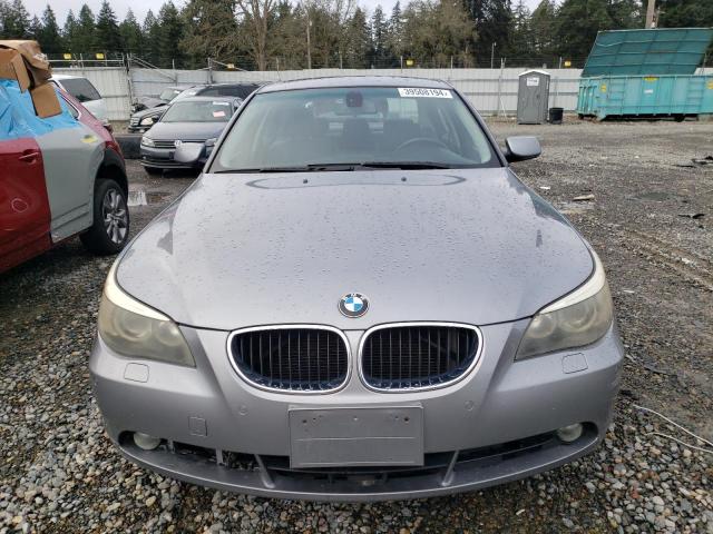 WBANE73546CM34109 - 2006 BMW 530 I GRAY photo 5