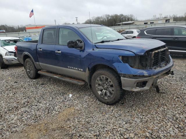 1N6AA1E59KN500818 - 2019 NISSAN TITAN SV BLUE photo 4