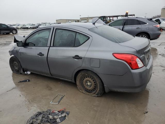 3N1CN7AP9JL855936 - 2018 NISSAN VERSA S GRAY photo 2