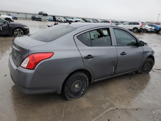 3N1CN7AP9JL855936 - 2018 NISSAN VERSA S GRAY photo 3