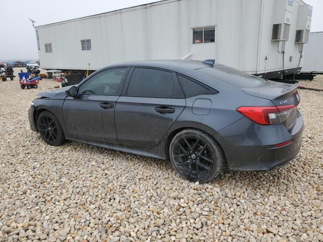 2HGFE2F57NH594116 - 2022 HONDA CIVIC SPORT GRAY photo 2