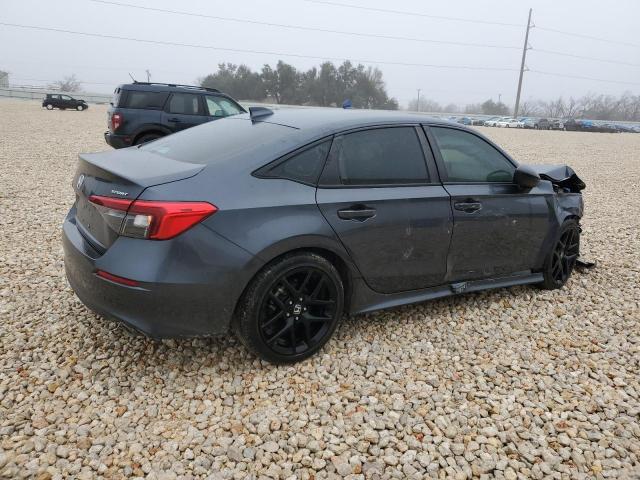 2HGFE2F57NH594116 - 2022 HONDA CIVIC SPORT GRAY photo 3