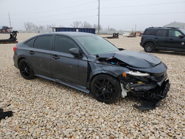 2HGFE2F57NH594116 - 2022 HONDA CIVIC SPORT GRAY photo 4