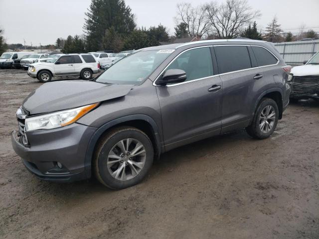 5TDJKRFH2ES051794 - 2014 TOYOTA HIGHLANDER XLE 灰色 照片 1