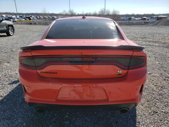 2C3CDXGJ6MH601623 - 2021 DODGE CHARGER SCAT PACK ORANGE photo 6