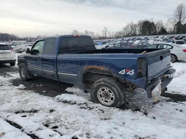 1GCGK29U4YE403021 - 2000 CHEVROLET SILVERADO K2500 BLUE photo 2