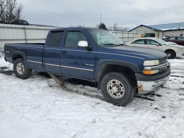 1GCGK29U4YE403021 - 2000 CHEVROLET SILVERADO K2500 BLUE photo 4