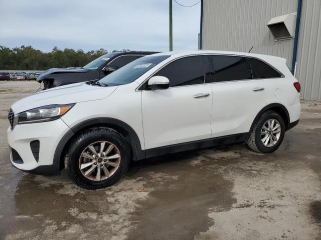 5XYPG4A50KG569990 - 2019 KIA SORENTO LX WHITE photo 1