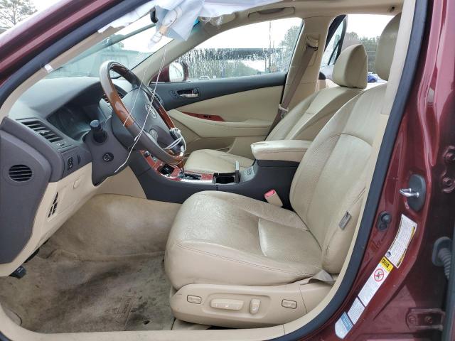 JTHBJ46G872136911 - 2007 LEXUS ES 350 MAROON photo 7