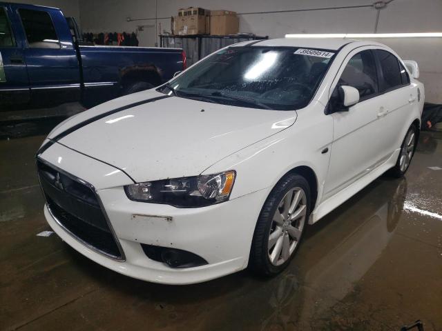 JA32U8FW8EU007588 - 2014 MITSUBISHI LANCER GT WHITE photo 1