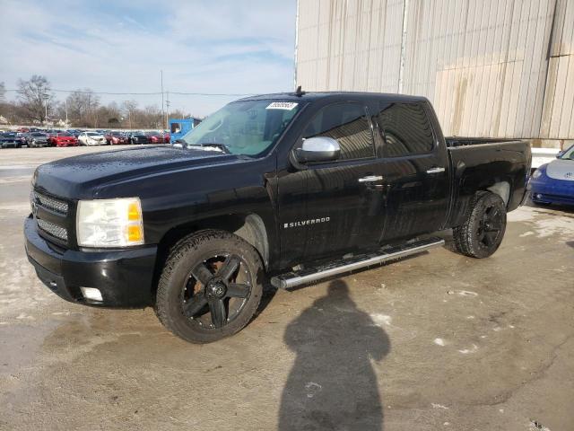 2GCEK13M371565085 - 2007 CHEVROLET SILVERADO K1500 CREW CAB BLACK photo 1