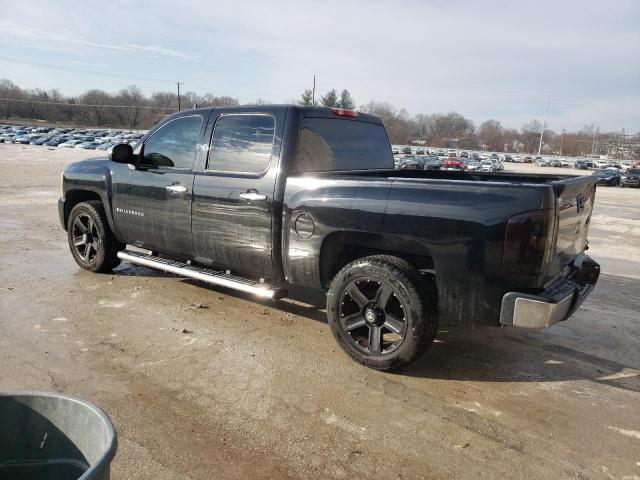 2GCEK13M371565085 - 2007 CHEVROLET SILVERADO K1500 CREW CAB BLACK photo 2