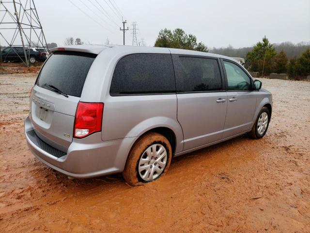 2C4RDGBG1JR192194 - 2018 DODGE GRAND CARA SE SILVER photo 3