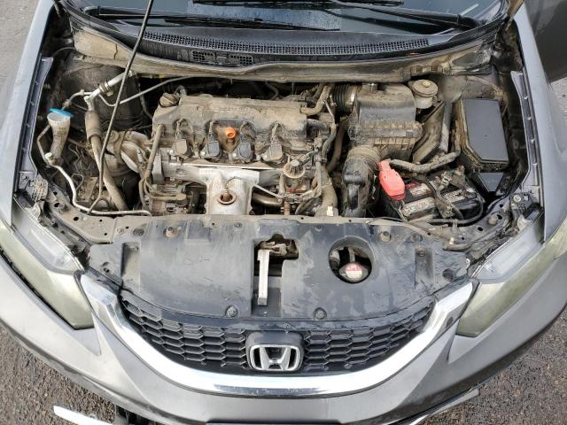 19XFB2F56DE215009 - 2013 HONDA CIVIC LX GRAY photo 11