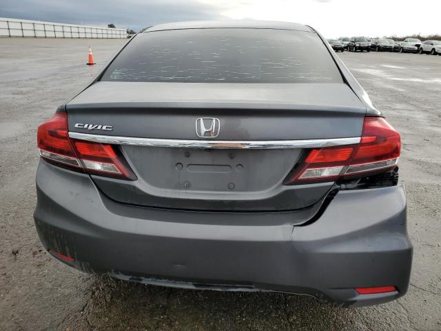 19XFB2F56DE215009 - 2013 HONDA CIVIC LX GRAY photo 6