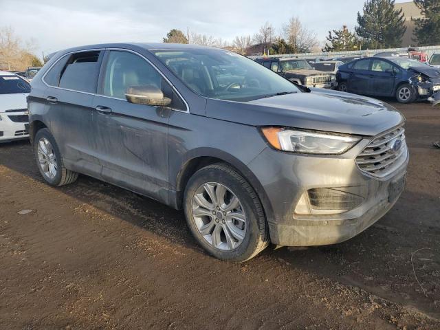 2FMPK4K93NBA38044 - 2022 FORD EDGE TITANIUM GRAY photo 4