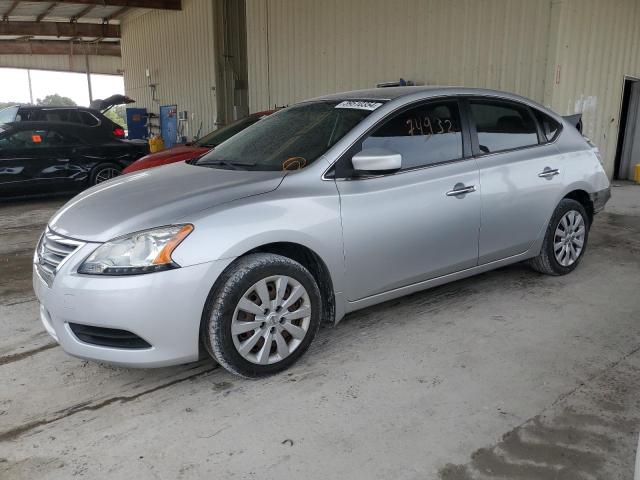 3N1AB7AP0FL685196 - 2015 NISSAN SENTRA S SILVER photo 1