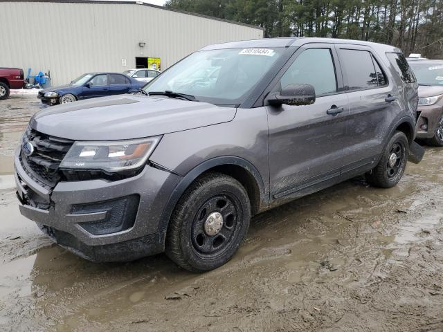 1FM5K8AR4HGD93477 - 2017 FORD EXPLORER POLICE INTERCEPTOR ნაცრისფერი ფოტო 1