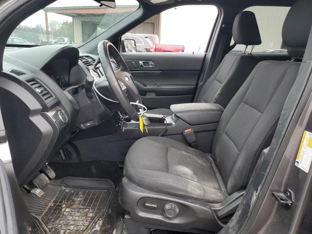 1FM5K8AR4HGD93477 - 2017 FORD EXPLORER POLICE INTERCEPTOR ნაცრისფერი ფოტო 7