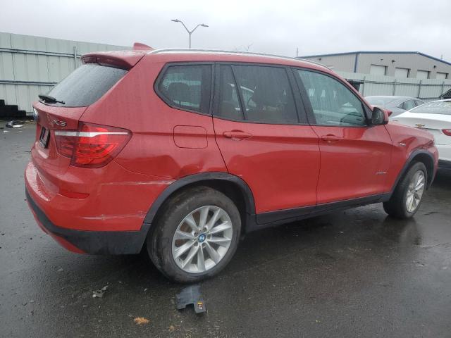 5UXWX9C36H0W79394 - 2017 BMW X3 XDRIVE28I RED photo 3