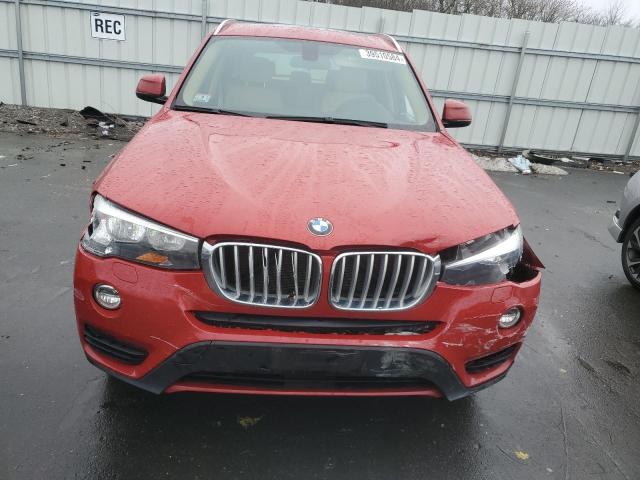 5UXWX9C36H0W79394 - 2017 BMW X3 XDRIVE28I RED photo 5