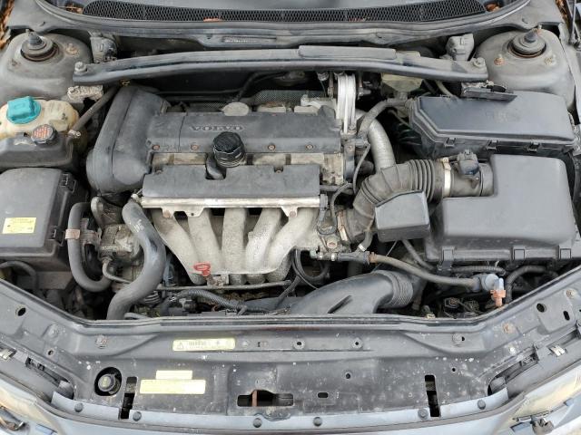 YV1RS61T442410947 - 2004 VOLVO S60 GRAY photo 11