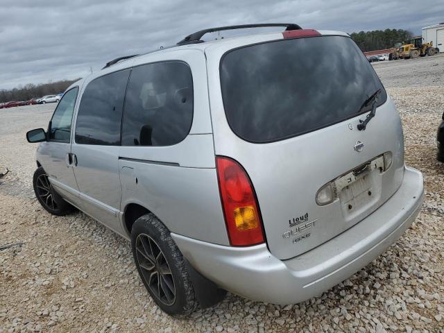 4N2XN11T8XD831213 - 1999 NISSAN QUEST SE SILVER photo 2