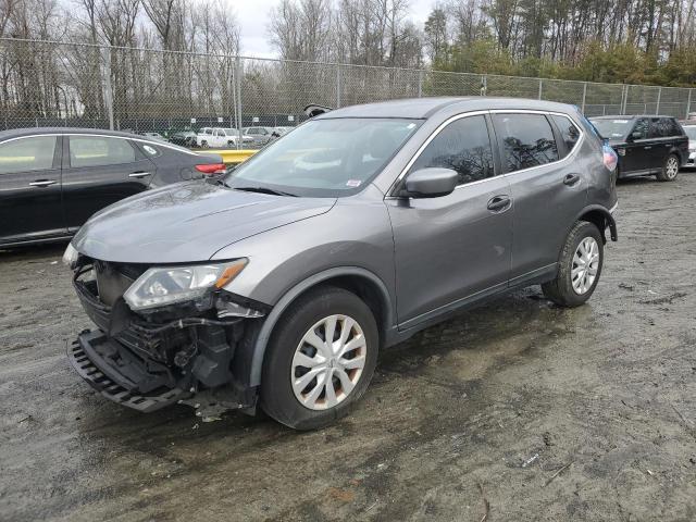 KNMAT2MT7GP675017 - 2016 NISSAN ROGUE S GRAY photo 1