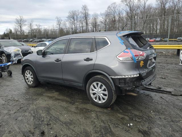 KNMAT2MT7GP675017 - 2016 NISSAN ROGUE S GRAY photo 2