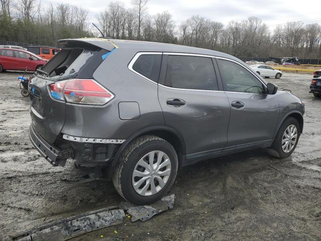 KNMAT2MT7GP675017 - 2016 NISSAN ROGUE S GRAY photo 3