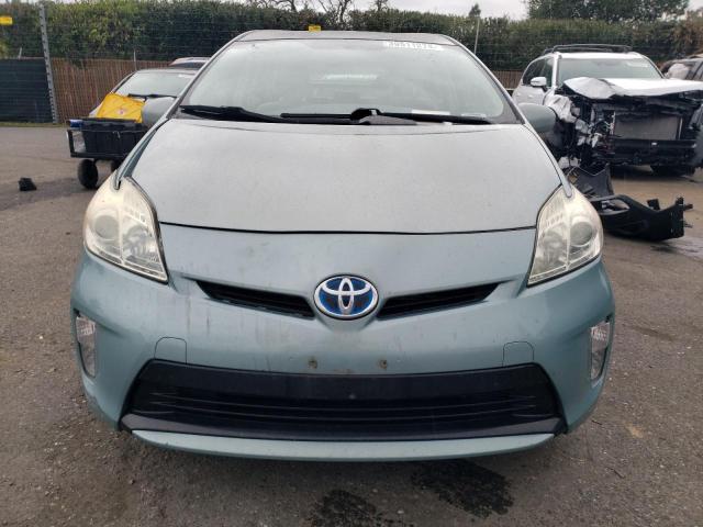 JTDKN3DU8E1750787 - 2014 TOYOTA PRIUS BLUE photo 5