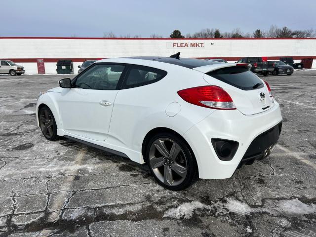 KMHTC6AEXEU207217 - 2014 HYUNDAI VELOSTER TURBO WHITE photo 3